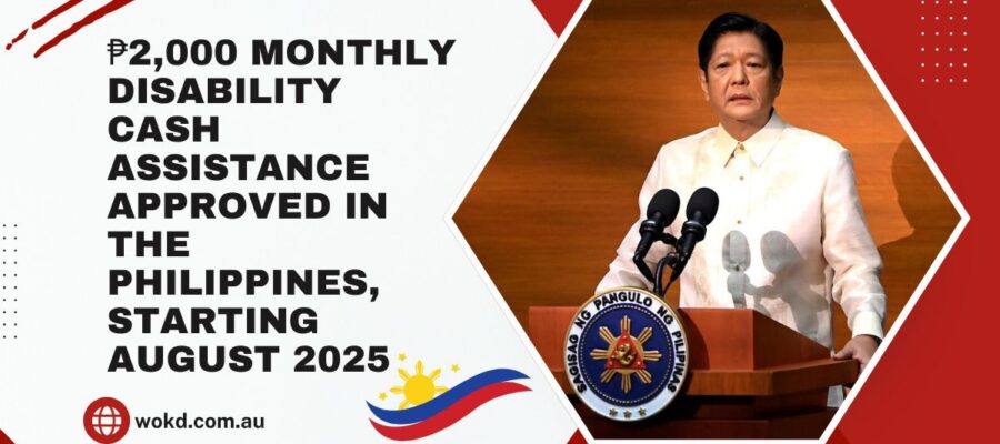 ₱2,000 Monthly Disability Cash Assistance Approved in the Philippines, Starting August 2025