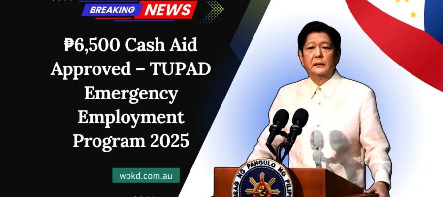₱6,500 Cash Aid Approved – TUPAD Emergency Employment Program 2025