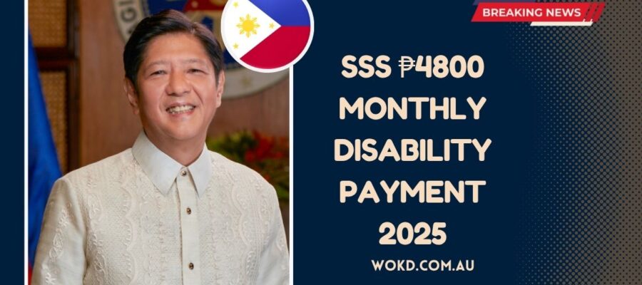 SSS ₱4800 Monthly Disability Payment 2025- Eligibility & Claim Process Explained